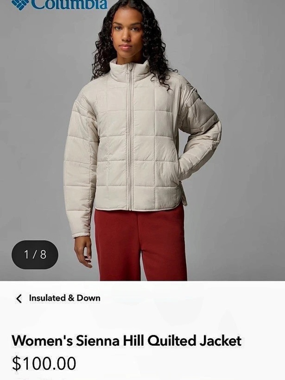 Columbia Women's Sienna Hill Quilted Jacket Puffer